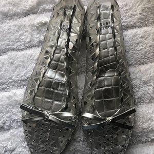Stuart Weitzman jelly flats